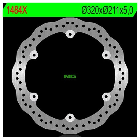 Disque de frein NG BRAKE DISC Pétale fixe - 1484X moto HONDA CB500F CB500X CBR500R CB650F CBR650F