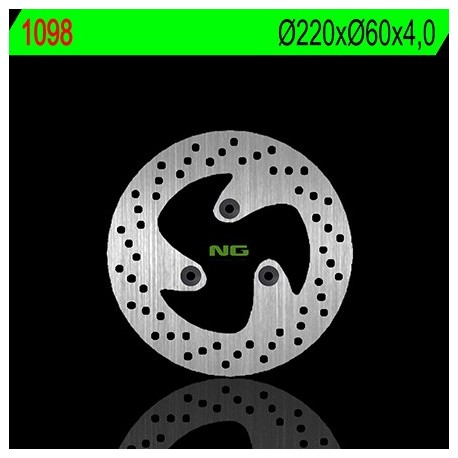 Disque de frein NG BRAKES fixe 1586 HONDA CR 125 R