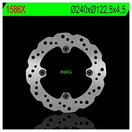 Disque de frein NG BRAKE DISC Pétale fixe 1586X HONDA CR 125 R