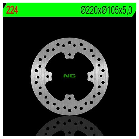 Disque de frein NG BRAKES fixe 224 HONDA FX 650 VIGOR SLR 650 NX 650 DOMINATOR