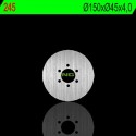 Disque de frein NG BRAKE DISC fixe 245 moto MONTESA COTA