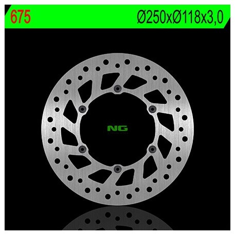 Disque de frein NG BRAKE DISC fixe 675 SUZUKI RM 125 RM 250 RMX 250 DR 350 DR-Z 400 E