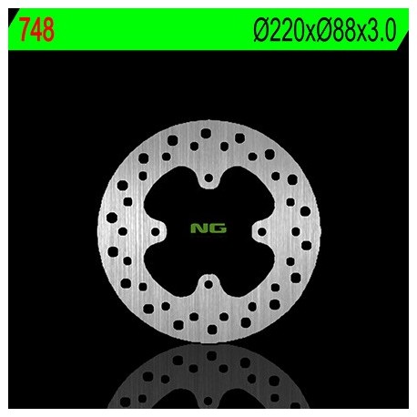 Disque de frein NG BRAKE DISC fixe - 748 moto HONDA CR 80 R