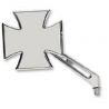retroviseur chromé croix de malte 0