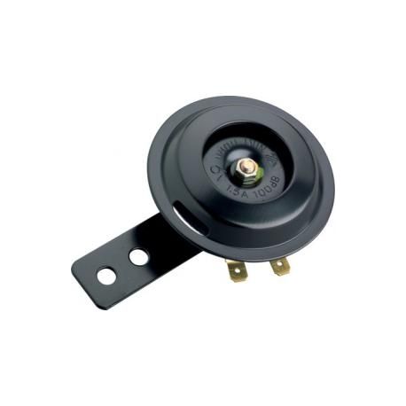 mini Klaxon noir 12 volts