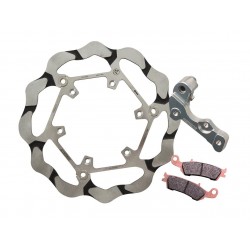 Kit Disque de frein Oversize BRAKING W-OPEN Wave flottant OKWL14