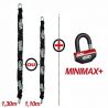 Lot Chaine 110cm Vector + antivol 0