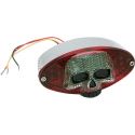 Feu arrière Custom tête de mort à led