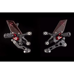 Commandes reculées racing réglables / repliables LIGHTECH sélection standard BMW S1000RR 2009-2014 S1000R 2014-2016
