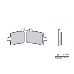 Plaquettes de frein BREMBO route métal fritté 07BB37LA