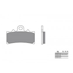 Plaquettes de frein Route métal fritté Brembo 07GR18SA