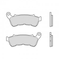 Plaquettes de frein BREMBO route métal fritté 07HD22SA
