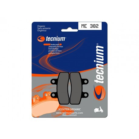 Plaquettes de frein Scooter organique TECNIUM ME382