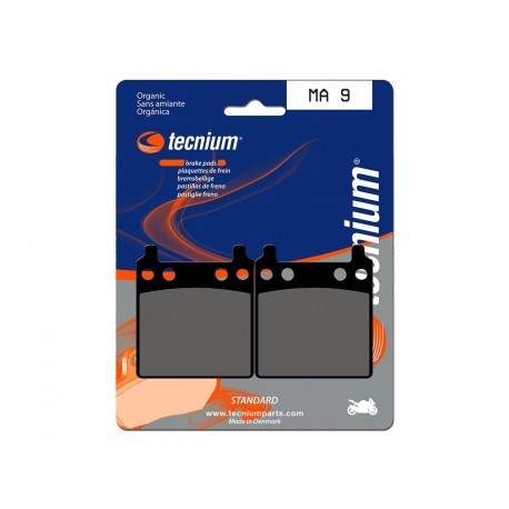 Plaquettes de frein route organique TECNIUM MA9