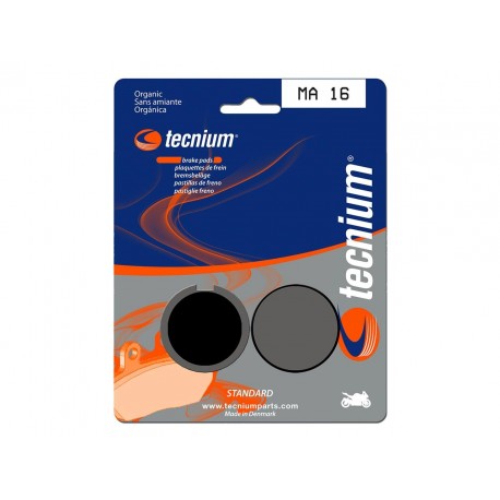 Plaquettes de frein route organique TECNIUM MA16