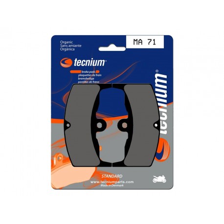 Plaquettes de frein route organique TECNIUM MA71