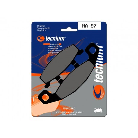 Plaquettes de frein moto TECNIUM route organique MA97