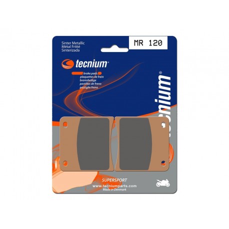Plaquettes de frein moto TECNIUM Performance métal fritté MR120