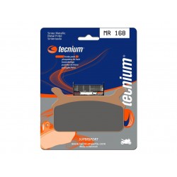 Plaquettes de frein moto TECNIUM Performance métal fritté MR168
