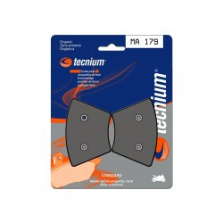 Plaquettes de frein moto TECNIUM route organique