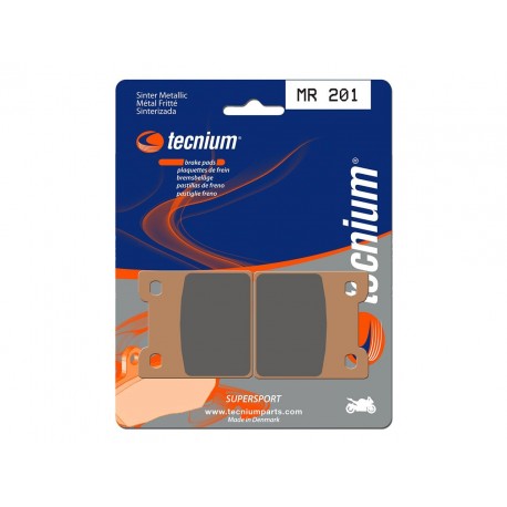 Plaquettes de frein moto TECNIUM Performance métal fritté MR201