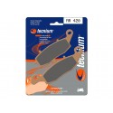 Plaquettes de frein moto TECNIUM Performance métal fritté MR420