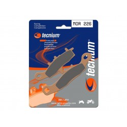 Plaquettes de frein TECNIUM Racing MX/Quad métal fritté - MOR226
