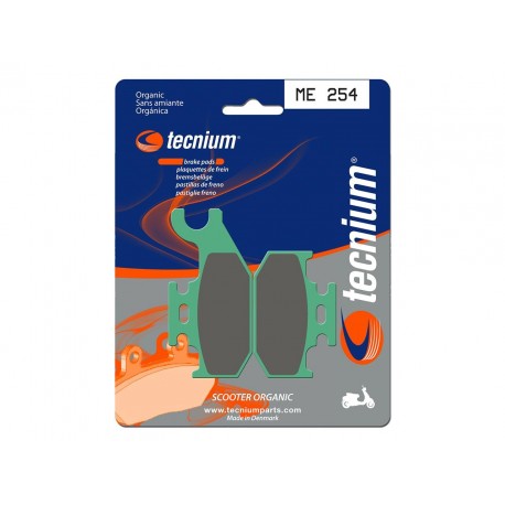 Plaquettes de frein TECNIUM Scooter organique ME254