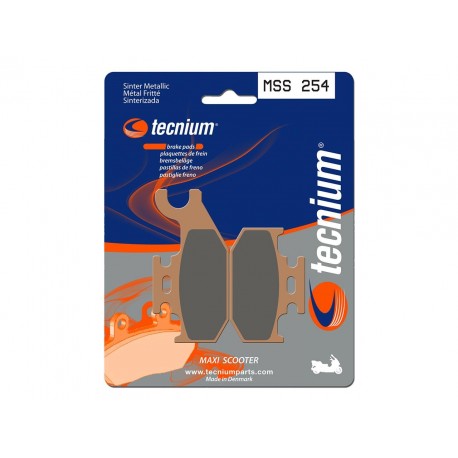 Plaquettes de frein Maxi Scooter métal fritté TECNIUM MSS254