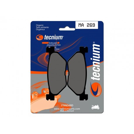 Plaquettes de frein route organique TECNIUM MA269