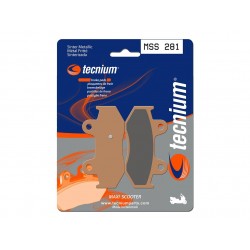 Plaquettes de frein Maxi Scooter métal fritté TECNIUM MSS281