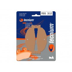 Plaquettes de frein TECNIUM Maxi Scooter métal fritté MSS312