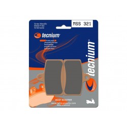 Plaquettes de frein Maxi Scooter métal fritté TECNIUM MSS321