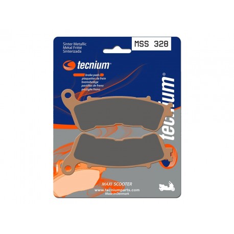 Plaquettes de frein Maxi Scooter métal fritté TECNIUM MSS328