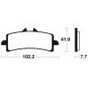 Plaquettes de frein Performance métal fritté TECNIUM MF341 1