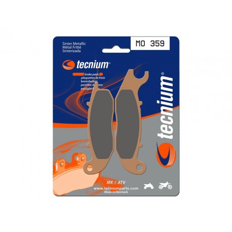 Plaquettes de frein MX/Quad métal fritté TECNIUM MO359