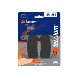Plaquettes de frein moto TECNIUM Racing métal fritté MSR360