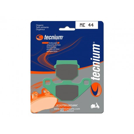 Plaquettes de frein Scooter organique TECNIUM ME44