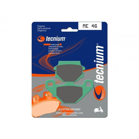 Plaquettes de frein TECNIUM Scooter organique ME46