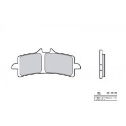 Plaquettes de frein BREMBO Vintage métal fritté - 07BB3793