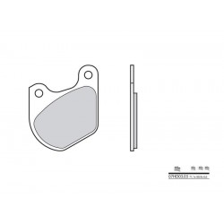 Plaquettes de frein moto BREMBO route carbone céramique  07HD0303