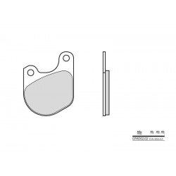 Plaquettes de frein moto BREMBO route carbone céramique