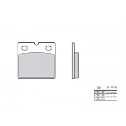 Plaquettes de frein route carbone céramique BREMBO 07BB1408
