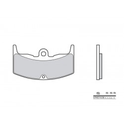 Plaquettes de frein route carbone céramique BREMBO 07HO1406