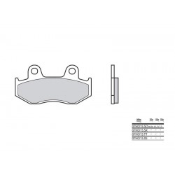 Plaquettes de frein route carbone céramique BREMBO 07HO1505