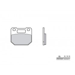 Plaquettes de frein BREMBO route carbone céramique 07SU1005