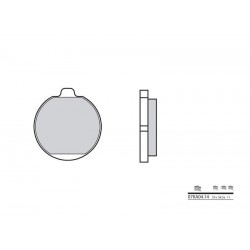 Plaquettes de frein route carbone céramique BREMBO 07KA0414