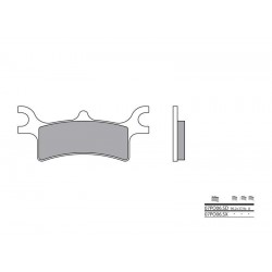 Plaquettes de frein BREMBO Off-Road métal fritté 07PO06SD