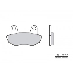 Plaquettes de frein route carbone céramique BREMBO 07HO1609