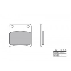 Plaquettes de frein BREMBO route métal fritté 07SU13SP